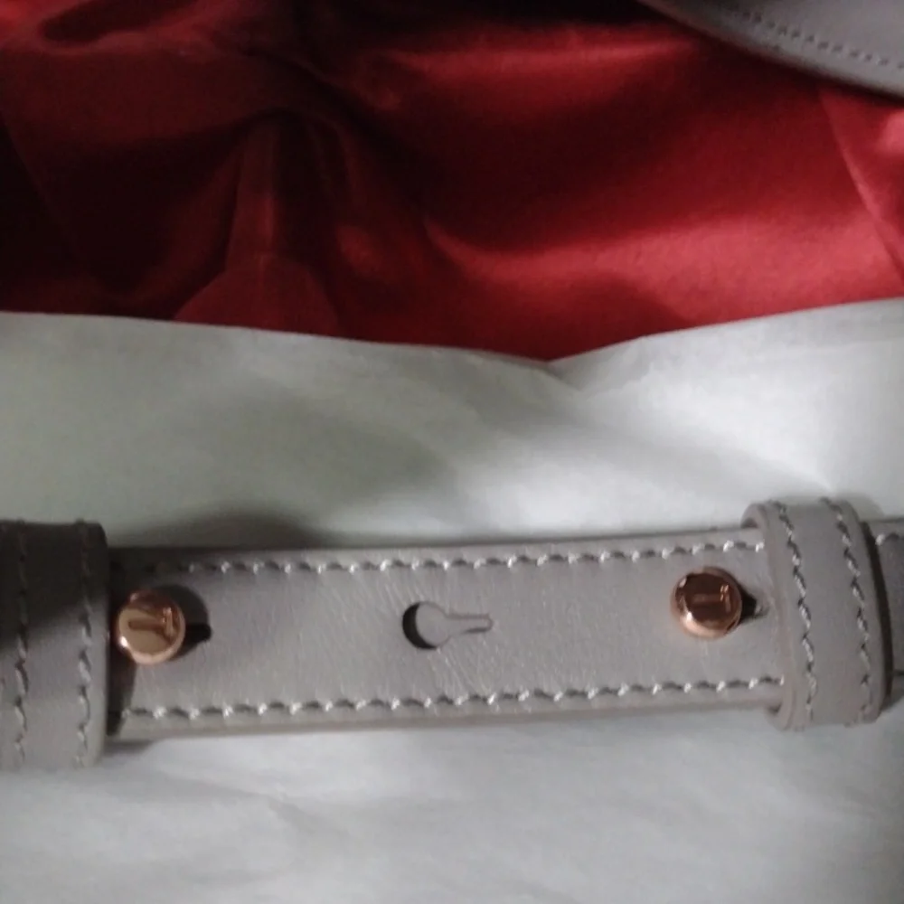 Ted Baker London Dove Grey Quilted Bow Bag 🛍️ NWT - Picture 7 of 11